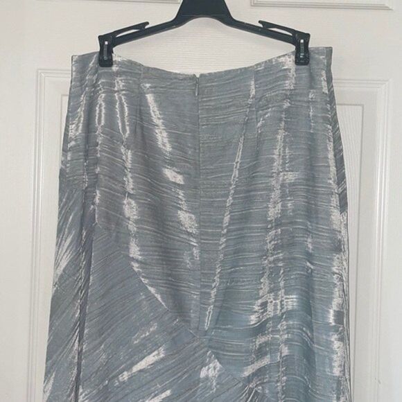 Vince Womens Size 8 Ruched Velvet Paneled Skirt - Picture 10 of 15